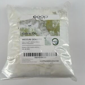 NWT Coop Sleep Goods Extra Oomph Medium Density Fill Only 1/2 Lb Bag